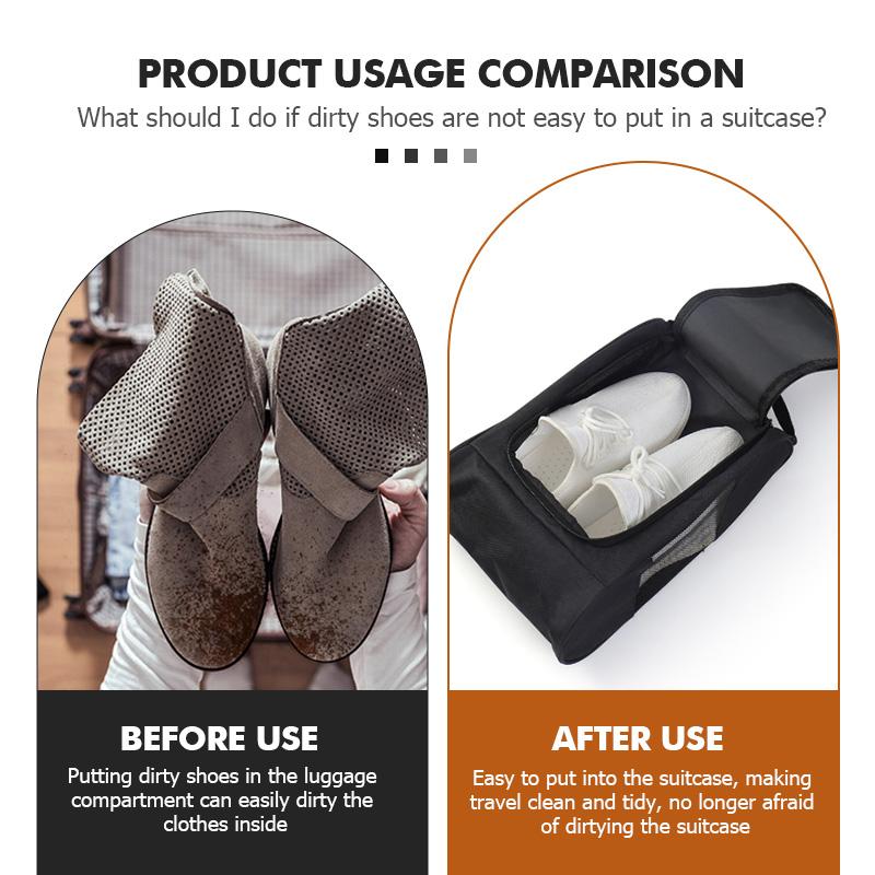 BBJJ8 Car Travel Portable Storage Shoe Bag Dustproof Shoe Box For BMW M M2 M3 M4 M5 M6 E46 E90 E60 F30 E39 X1 X3 X4 X5