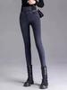 Women's Plus Size High-Waisted Slimming Stretch Jeans - 2024 Spring/Autumn Collection, Elastic Waist, Small Leg Fit