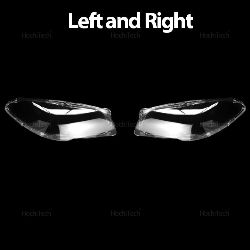

2Pcs/2 Pair Car Headlight Cover for BMW 5 Series F10 F18 528i 530i 535i 2010-2017 Lampshade Bright Shell Head Lamp Lens Covers