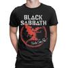 Men's Women Printed T-Shirts Black Cool Sabbaths Novelty Cotton Tee Shirt Short Sleeve Male T Shirts Round Collar Tops Gift Idea