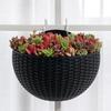Flower Pot Exquisite Wall-mounted Plastic Wall Hanging Basket Flowerpot for Outdoor Garden Balcony Planter Bucket Home Decor