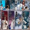 C-Conan Gray Wishbone Phone Case for Samsung A16 A26 A36 A56 A17 A37 A57 A07 A06 A02S A03 A04S A05S Galaxy Note 20 10 A50S A71 A