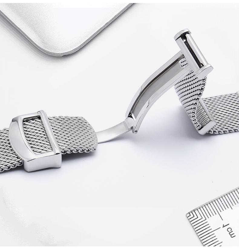 High Quality Milan Mesh Stainless Steel Bracelet for IWC IW356505 IW356506 IW391009 Watch Strap Mens Luxury 20mm 22mm Watchband