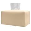 Tissue Box Cover Refined Pu Leather Foldable Tissue Box Holder - Decorative Holder/Organizer For Bathroom Vanity Countertop