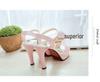 Korean Style Women's Peep-Toe Sandals, Summer 2026 - Versatile High Heels with Single Strap and Waterproof Platform