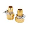 Heavy Duty Brass Mender End Repair Kit Male Female Hose Connector 3/4 Inch