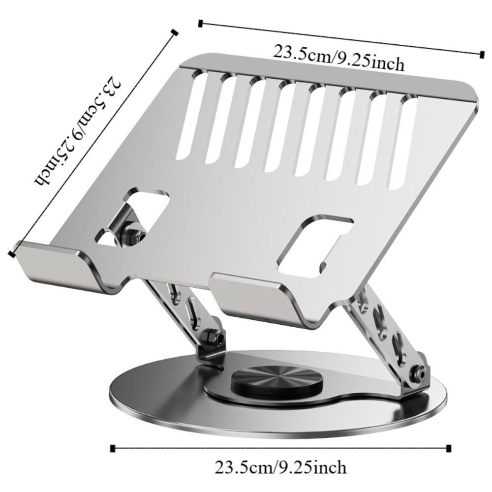 Adjustable Height Foldable Laptop Holder Ventilated Base Notebook Stand PC