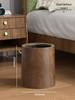 Papelera Retro de Madera con Tapa Basculante