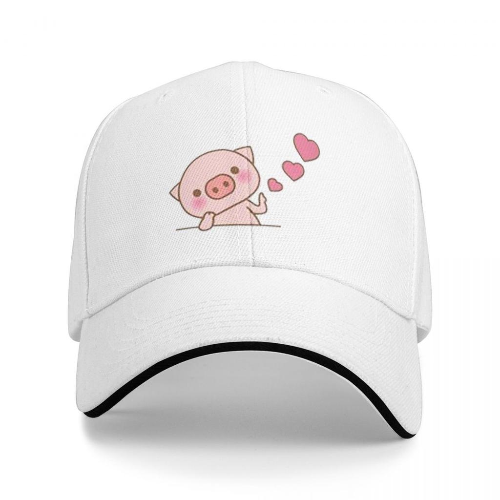 Unisex Baseball Hats Lots Of Little Hearts Pig Emoticon Outdoor Streetwear Summer Sports Baseball Caps Hiphop Cap Casquette Hats