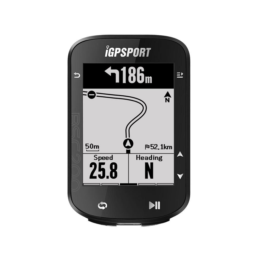 BSC200  New Model BSC200 Bicycle Computer GPS BLE ANT+ Bicycle Speedometer Route Navigation Cycling Computer