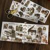 2Sheets/Bag Bookstore Corner Landscape Transfer Stickers for Scrap Books Handmade Art Handbooks Phone Cases Notebook Decoration