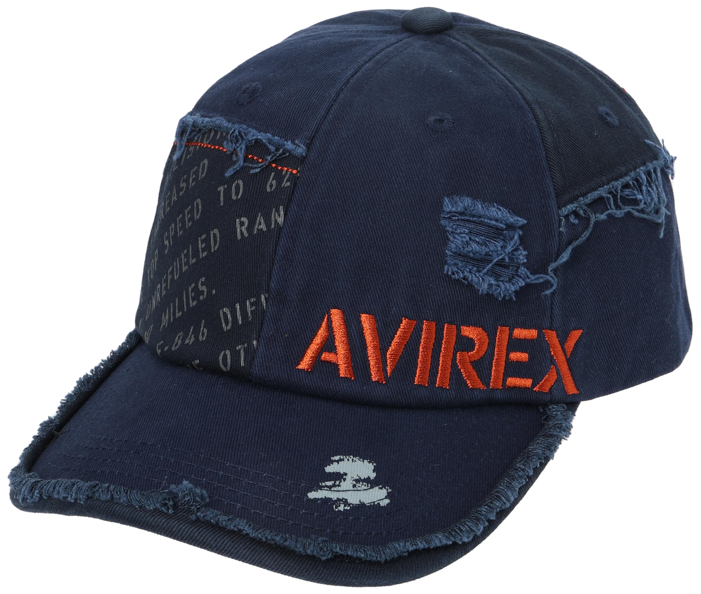

Avirex Distressed Mesh Navy Cap, 80315600,