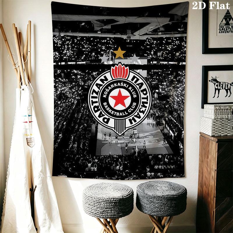 Partizan poster Wall Hanging Printed Fabric Blanket Decorative Tapestries for Bedroom Living Room Home Decor