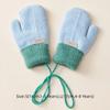 Windproof Kids Winter Gloves Coldproof Knitted Gloves Fashion Children Mittens  Toddler
