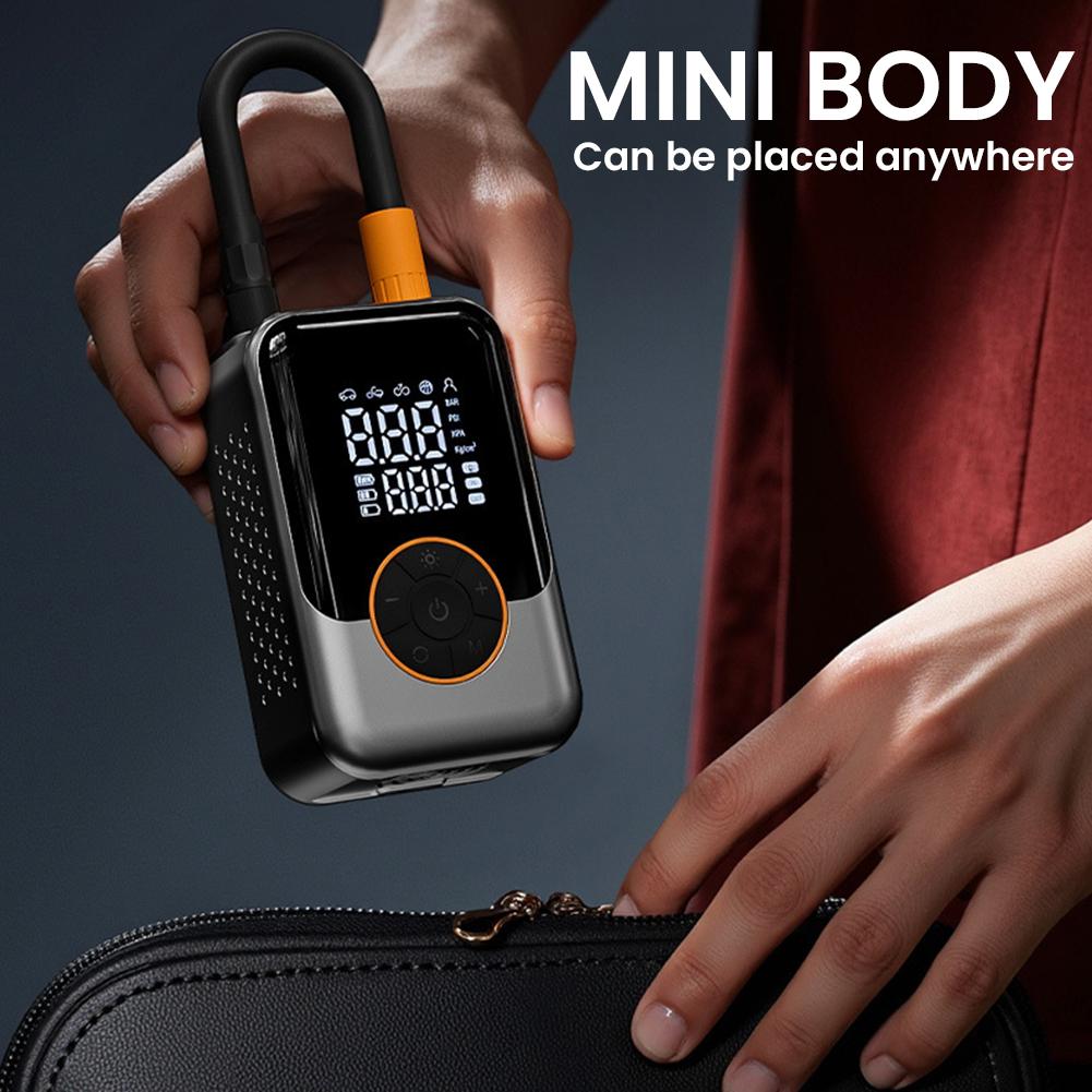 Intelligent Portable Wireless Car Inflation Pump for Car Motorcycle Bicycle Quick Charging Tire Pressure Detection Inflator Air