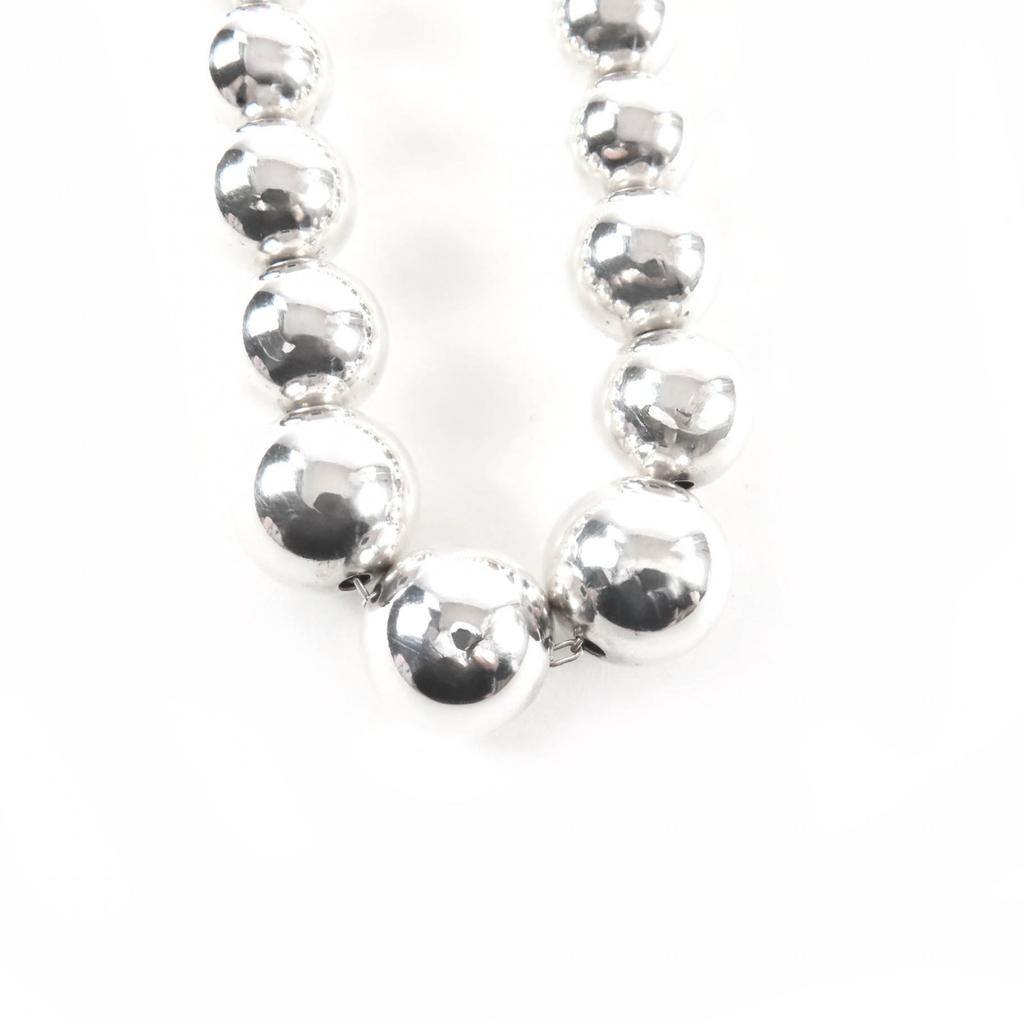 Great TIFFANY&Co. Necklace Graduated Ball Necklace Silver 925 Women Used