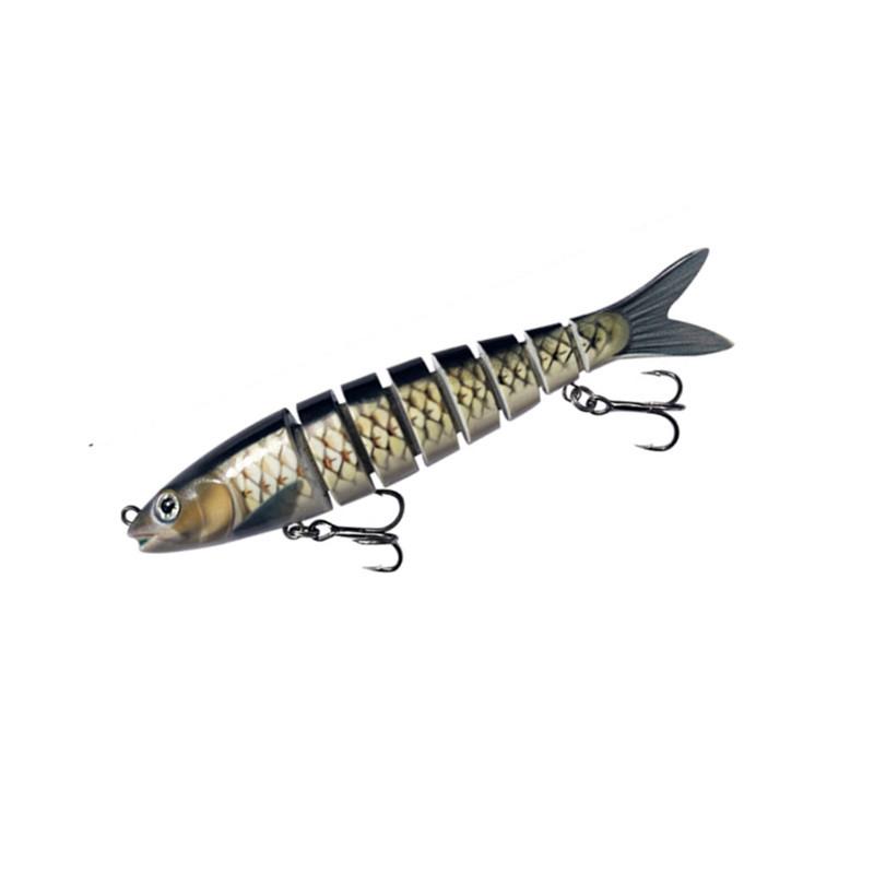 Multi-Joint Simulation Fishing Bait for Trout and Bass - Slow Sink, Realistic Design