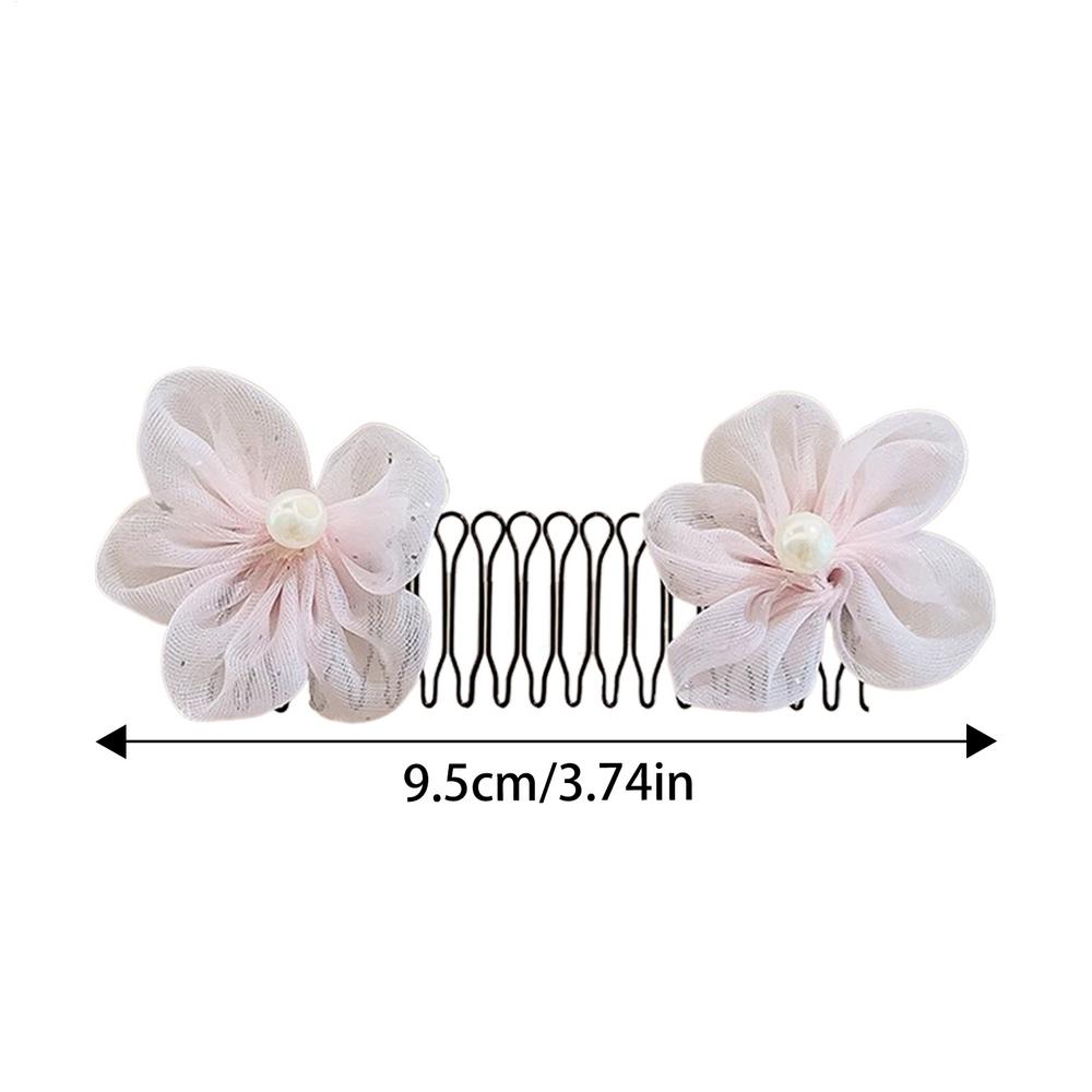 Hair Comb Clips Flower Crown Broken Hair Hairpins Side Combs Strong Hold Hairpins Accessories for Bun Styling Girls Women