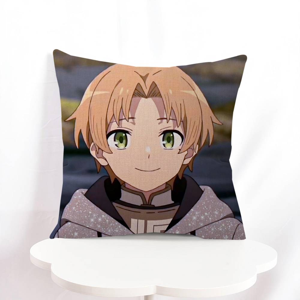 

R-Rudeus Greyrat 45*45cm Cushion Cover Pillow Cover Decor Pillowcase Home Pillowcase For Couch Pillow 16x16Inch