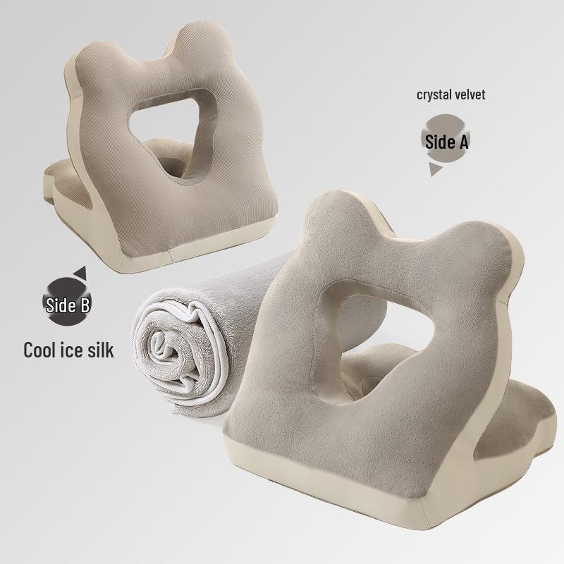 Office Nap Double-Sided Pillow for Desk or Face-Down Sleeping
