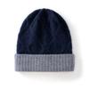 Cashmere hat cashmere autumn and winter knitted thermal hat men's double-layer thickened thermal cover cold ear hat teenager