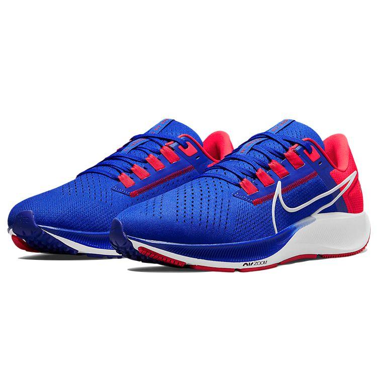 Nike NFL x Air Zoom Pegasus 38 Buffalo Bills Men Sneakers Blue Old-Royal University-Red DJ0842-400