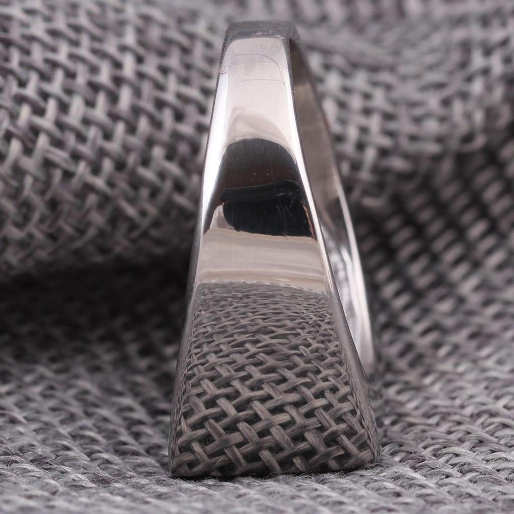 Anello in Acciaio Inossidabile con Asso di Picche Inciso al Laser per Donne - Versatile ed Elegante