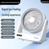 Compact Wall-Mountable Smart Desktop Fan with Timer and Voice Control