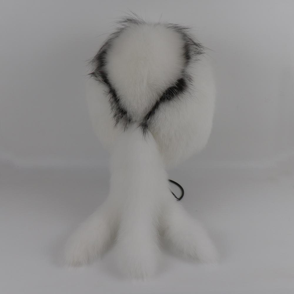 New winter fox fur hat Women genuine fur bomber hat Luxury fashion warm hat thickened outdoor genuine fox fur caps