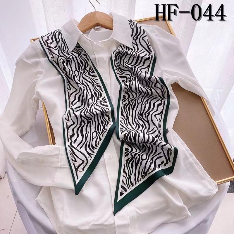 Luxury Long Silk Scarf Bag Tie Lady Neck Skinny Scarves Hairband Foulard Horse Print Brand Women Neckerchief Ribbon