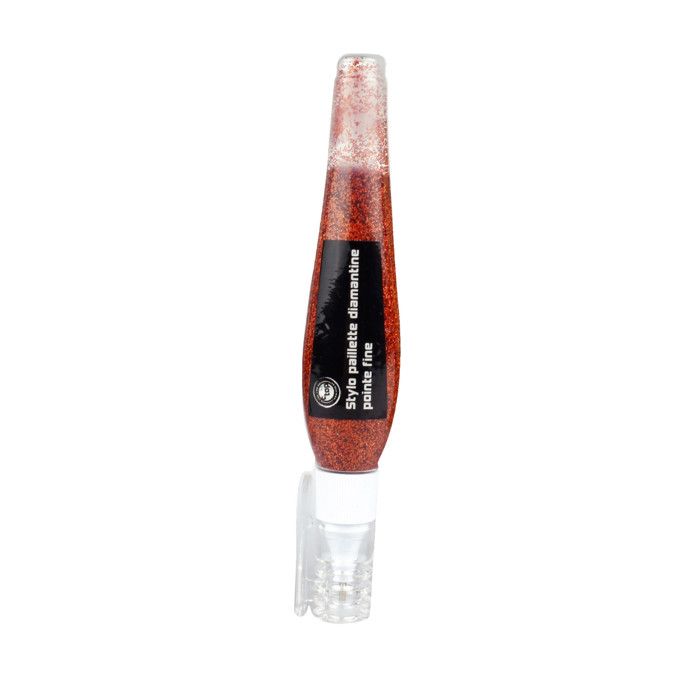 Stylo précision poudre de paillette orange 10 g