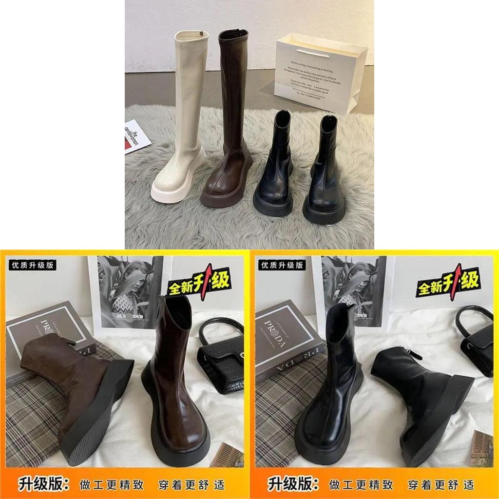 Retro Ankle Boots For Women With Nonslip Rubber Soles And Block Heel For Autumn Fashion