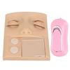 Silicone False Face Set Grafting Eyelash 3 In 1 Professional Practice Face Kit Simulate Skin