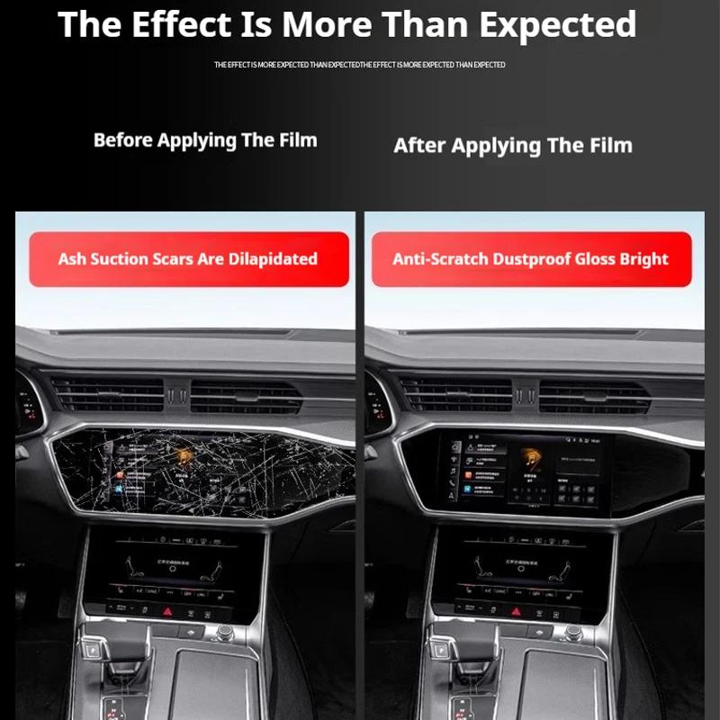 For GEELY CITYRAY 2025 PPF Protection film Interior Accessories transparent TPU GPS Navigation Gear Panel Center Console Sticker