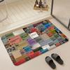 Singer Z Zach Bryan Floor Mat Eco  Flannel Doormat Non Slip Odorless Indoor Floor Rug Soft Short Plush Home Mat