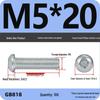 4.8 Grade Galvanized Phillips Round Head Screw (M2-M8)