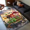 Birds Printed Carpet Durable Floor Rug For Living Room Bedroom Office And Indoor Decor