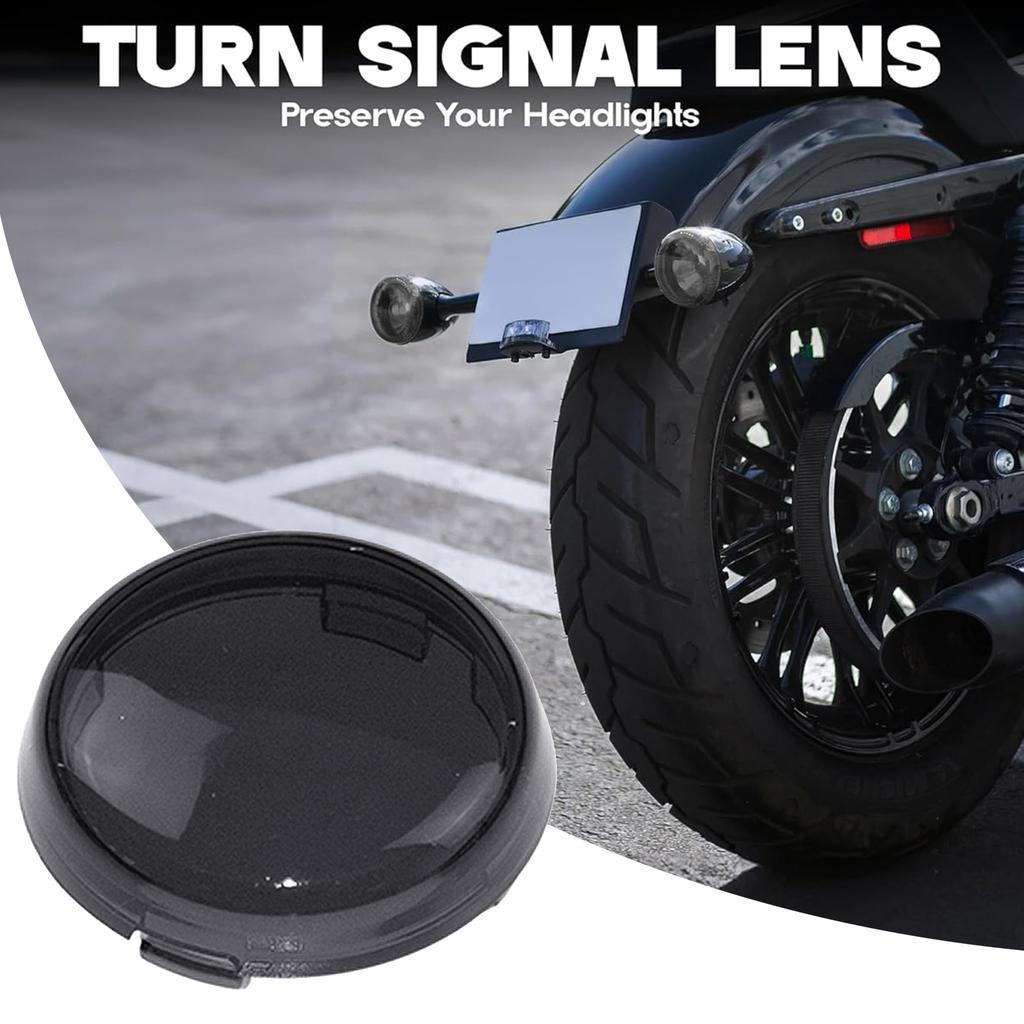 Motorcycle Turn Signal Lens Cover for Road Glide Replacement Scratchproof Lenses Cover Front Rear Turn Signal Lens Cover