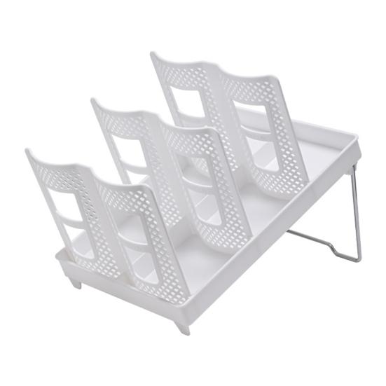 Adjustable Cup Holder Disposable Cup Dispenser with Removable Panels Living Room Drink Cup Organizer for Coffee Pods Straws