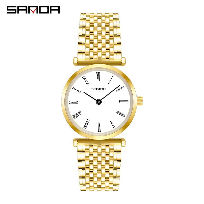 Sanda Universal Luxury Quartz Waterproof Watch for Business and Commuting - High-End Couple's Wristwatch