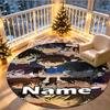 Custom Name Personalized Detective Conan Print Round Rug, Versatile Home Decor Carpet, for Playroom, Apartment, Balcony, Entryway, Hallway Gift