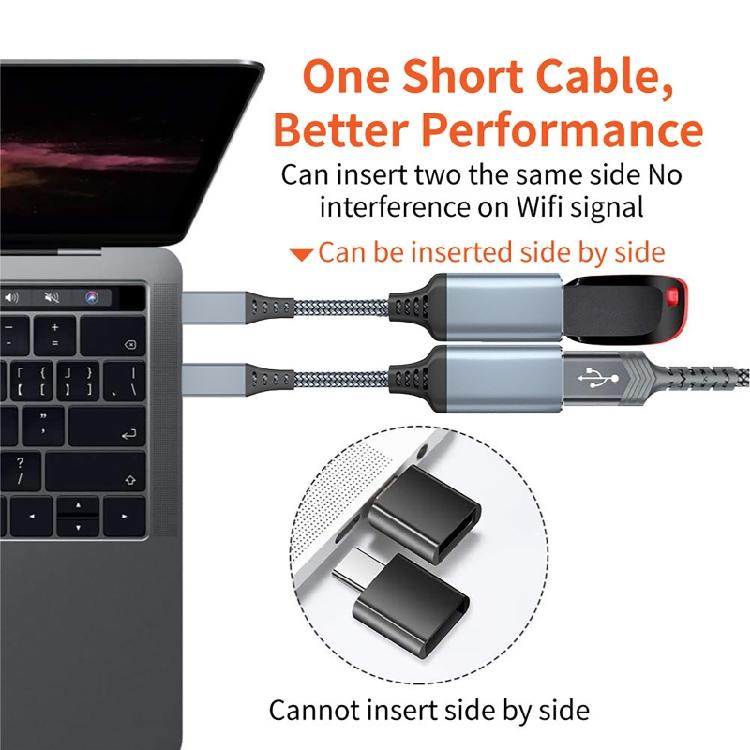 USB Type C OTG Cable Type C Male to USB 3.0 Female Fast charging Converter USB