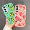 Case for Samsung Galaxy A52 A55 A06 A50 A02s A30 A51 A73 A20 A05 A03 A04 Soft Phone Cover Fruit Watermelon Kiwifruit