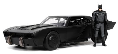 Jada Giocattoli 2022 THE BATMAN BATMOBILE Batmobile JADA Mini Car 124 CON BATMAN [Articolo]