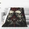 Cute Safari Animals Print Fleece Blanket Boho Nature Style Soft Warm Throw Interior Decoration Bedding Cover For Home50X60