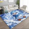 1PC Custom Name Winter Penguin Theme Floor Mat Ideal for Living Room, Game Rooms, Office, Bedroom,Floor Mat Playful Design