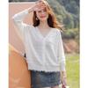 MokaNa Women's Tassel Hem Loose Knit Cardigan