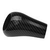 Car Gear Shift Knob Cover Interior Trim For Mercedes-Benz W204 C Class ABS Carbon Fiber Grain Car Lever Gear Shift Knob Collar