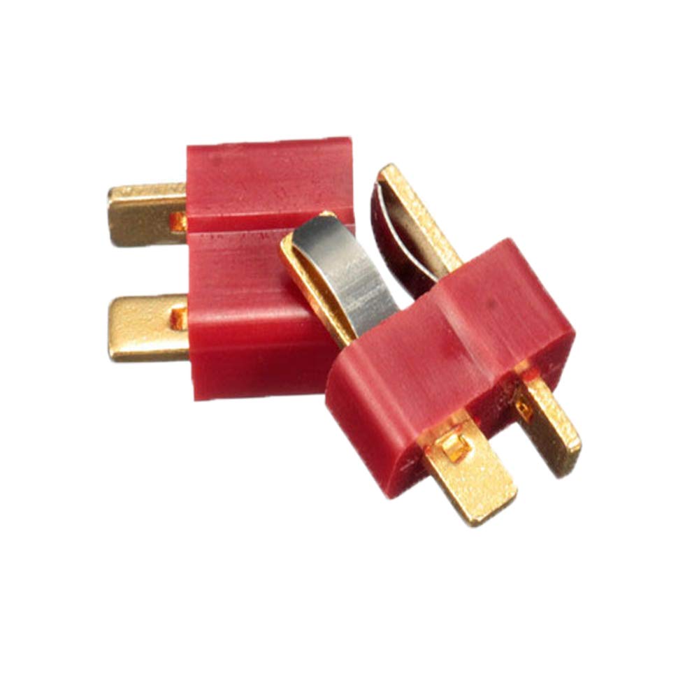 Boladge 20 Pairs T-Type Connector Plug Male and Female Adapter for RC Lipo