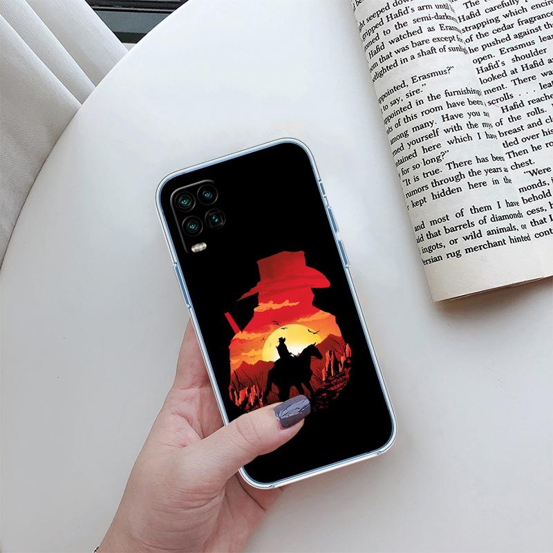 RP25 Cowboy Transparent Phone Case for LG K22 K30 K40 K40S K41 K42 K50 K50S K51 K51S K52 K61 K62 K71 K92 Q60 Q61 V40 V50 V60